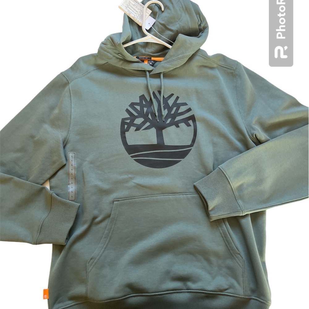 NWT TIMBERLAND MENS HOODED SWEATSHIRT SZ LARGE